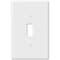 Amerelle Amerelle Metro White 1 gang Stamped Steel Toggle Wall Plate 1 pk 3000TW - alternate 1